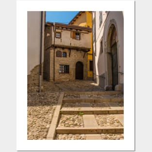 Medieval House in Cividale, Italy Posters and Art